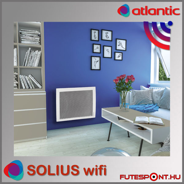 Atlantic Solius Wifi fűtőpanel távoli eléréssel