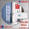 Atlantic Rss 2012 GALBE törölközőszárító radiátor 500W