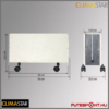 Climastar Smart touch hőtárolós fűtőpanel, kerámia előlap, 1000W