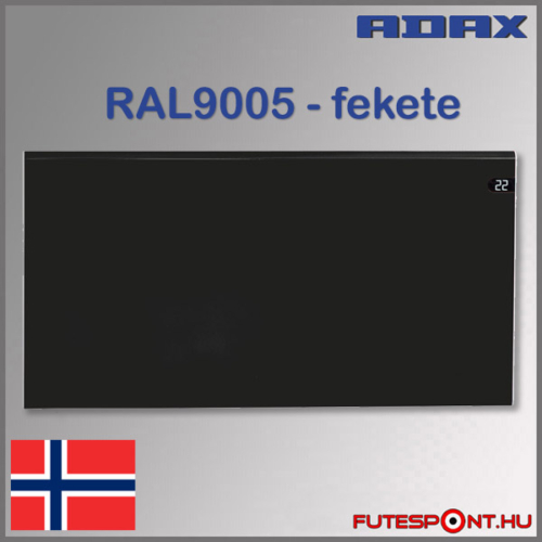 Adax Neo NP04 400W norvég fűtőpanel fekete
