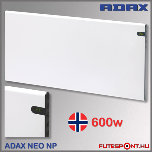 Adax Neo NP06 600W norvég fűtőpanel