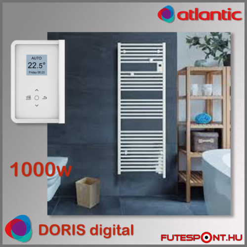 Atlantic Doris Digital törölközőszárító radiátor 1000W