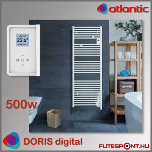 Atlantic Doris Digital törölközőszárító radiátor 500W