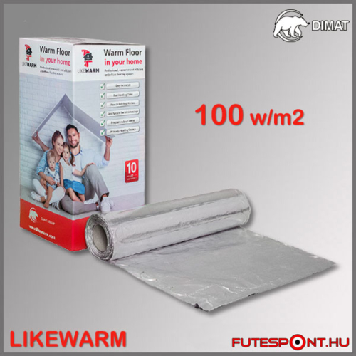 Likewarm F-MAT alu fűtőszőnyeg 100W/m2