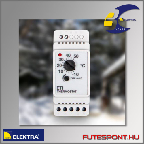 Elektra BVF ETI-1551 termosztát csőkísérő fűtés
