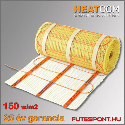 Heatcom elektromos fűtőszőnyeg 150W/m2