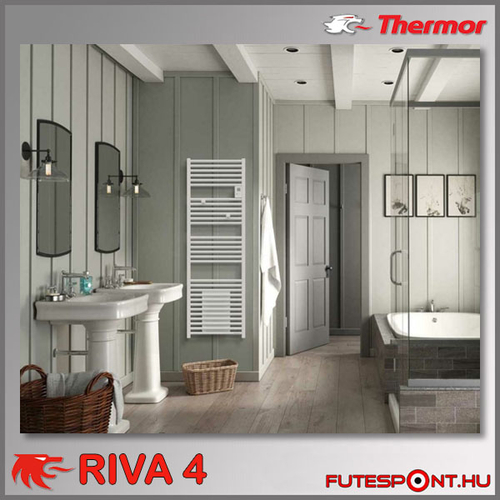 Thermor Riva4 törölközőszárító radiátor 5 év garancia