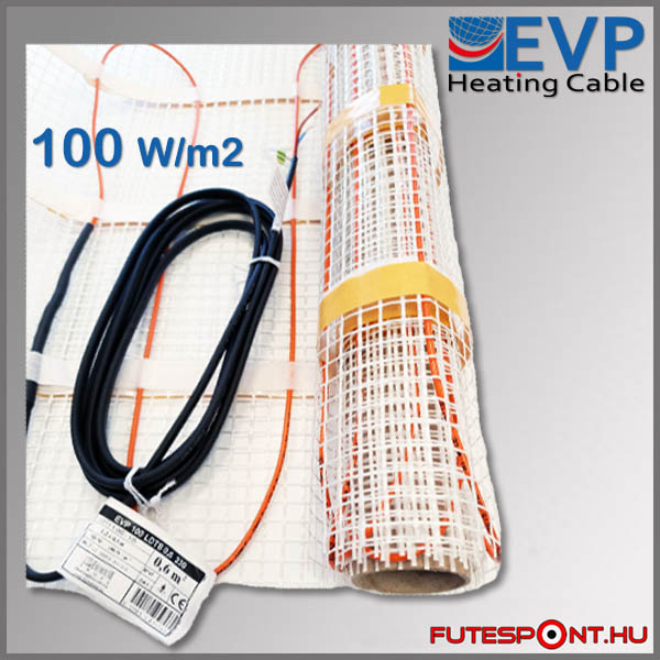 EVP-100-LDTS fűtőszőnyeg - 100W/m2 - 10,2m2